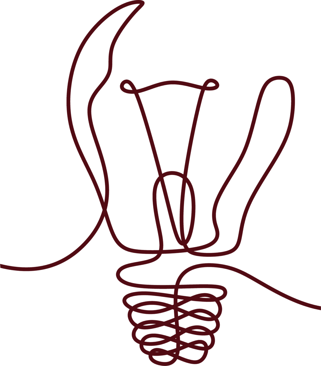 One Line Glühbirne-Icon