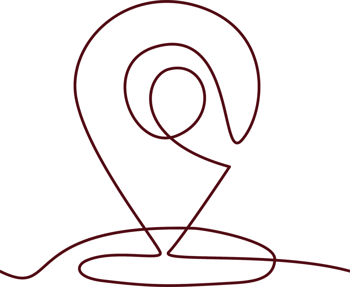 One Line GPS-Icon